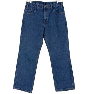 Rural King Men's Regular Fit Blue Denim Jeans Size 34x30 100% Cotton NWT